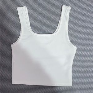 Zaful white crop top